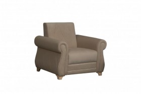 Кресло для отдыха "Порто" (велюр киви латте / микровельвет крем) в Мотыгино - motygino.katalogmebeli.com | фото