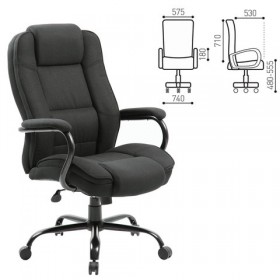 Кресло офисное BRABIX Heavy Duty HD-002 (ткань) в Мотыгино - motygino.katalogmebeli.com | фото