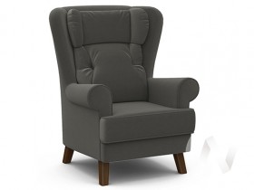 Кресло отдыха Комфорт-2 (орех лак/ULTRA GRAFIT) в Мотыгино - motygino.katalogmebeli.com | фото