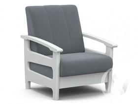 Кресло для отдыха Омега (снег лак/CATANIA SILVER) в Мотыгино - motygino.katalogmebeli.com | фото