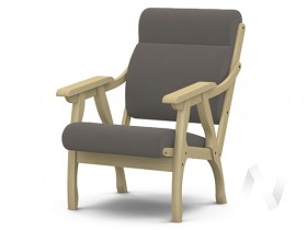 Кресло Вега-10 (бесцветный лак/ULTRA STONE) в Мотыгино - motygino.katalogmebeli.com | фото