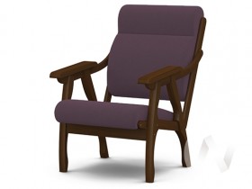 Кресло Вега-10 (орех лак/ULTRA PLUM) в Мотыгино - motygino.katalogmebeli.com | фото