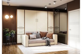 Шкаф-кровать с диваном Злата в Мотыгино - motygino.katalogmebeli.com | фото