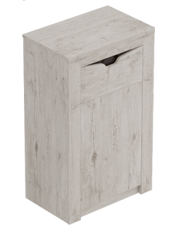 Тумба с дверцей и ящиком Соренто Дуб бонифаций/Кофе структурный матовый в Мотыгино - motygino.katalogmebeli.com | фото